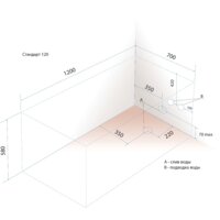 Ванна Triton Стандарт 120x70 (с ножками) - Превью изображения №10 — Интернет-магазин Time-Shop