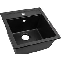 Кухонная мойка ZorG Como 46 (черный оникс) - Превью изображения №2 — Интернет-магазин Time-Shop