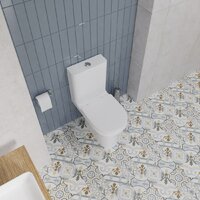 Унитаз напольный Lauter W246 2110246 + гигиенический душ Rainix 21LT7711CH (горизонтальный выпуск) - Превью изображения №10 — Интернет-магазин Time-Shop