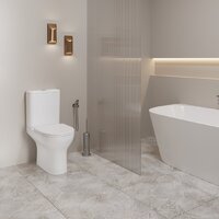 Унитаз напольный Lauter W246 2110246 + гигиенический душ Rainix 21LT7711CH (горизонтальный выпуск) - Превью изображения №15 — Интернет-магазин Time-Shop