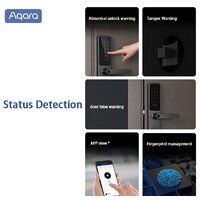 Дверной замок Aqara Door Lock A100 Zigbee ZNMS02ES - Превью изображения №7 — Интернет-магазин Time-Shop