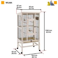 Клетка Ferplast Wilma 56160614 - Превью изображения №8 — Интернет-магазин Time-Shop