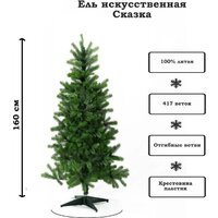 Ель National Tree Company Сказка СК-160 (160 см) - Превью изображения №3 — Интернет-магазин Time-Shop