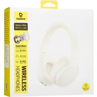 Наушники Baseus Bass BH1 Lite (бежевый) - Превью изображения №8 — Интернет-магазин Time-Shop