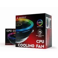 Кулер для процессора Gembird CPU-HURACAN-ARGB-X130 - Превью изображения №7 — Интернет-магазин Time-Shop