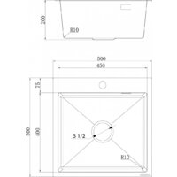 Кухонная мойка Ukinox PRB500.500-GT10C0CW - Превью изображения №5 — Интернет-магазин Time-Shop