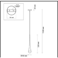 Подвесная люстра Odeon Light Gota 4285/1 - Превью изображения №2 — Интернет-магазин Time-Shop