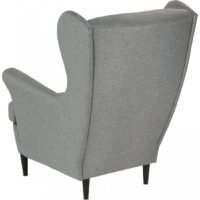 Интерьерное кресло Mio Tesoro Тойво (malmo 90 grey) - Превью изображения №2 — Интернет-магазин Time-Shop