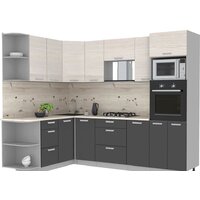 Интерлиния Мила Лайт 1.68x2.6 левая (вудлайн кремовый/антрацит/бискайская сосна)