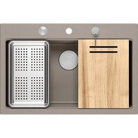 Кухонная мойка Quadron HQM7650U4_BS - Превью изображения №3 — Интернет-магазин Time-Shop