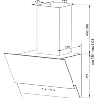 Кухонная вытяжка Grand Gloucester 60 (черный) - Превью изображения №2 — Интернет-магазин Time-Shop