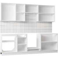 Готовая кухня Mio Tesoro Корнелия Ода-плюс 2.4 без столешницы (белый) - Превью изображения №2 — Интернет-магазин Time-Shop