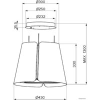 Кухонная вытяжка Faber Beat BK Matt F45 345.0612.337 - Превью изображения №3 — Интернет-магазин Time-Shop