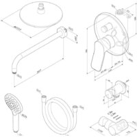 Душевая система  AM.PM X-Joy FB85A1RH22 - Превью изображения №10 — Интернет-магазин Time-Shop