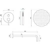 Душевая система  Rea REA-P4420 - Превью изображения №8 — Интернет-магазин Time-Shop