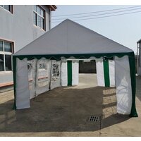 Тент-шатер Sundays Party 4x6 м (белый/зеленый) - Превью изображения №2 — Интернет-магазин Time-Shop