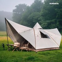 Кемпинговая палатка Sundays ZC-TT106 (коричневый/желтый) - Превью изображения №8 — Интернет-магазин Time-Shop