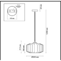 Подвесная люстра Odeon Light Binga 4783/1 - Превью изображения №2 — Интернет-магазин Time-Shop