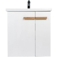  Viant Тумба под умывальник Мюнхен Como 80 VMUN80COBEL-T2STP (белый) - Превью изображения №2 — Интернет-магазин Time-Shop