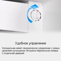 Однокамерный холодильник MAUNFELD MFF83RBG - Превью изображения №13 — Интернет-магазин Time-Shop