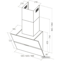 Кухонная вытяжка Akpo Venus 90 WK-4 (черный) - Превью изображения №3 — Интернет-магазин Time-Shop