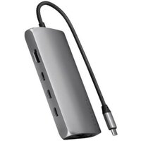 Satechi USB-C Multiport Adapter 8K With Ethernet V3 ST-P8KEM (серый)