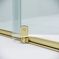 Душевая дверь Niagara Nova NG-45-11ASG 110х195 (золото сатин/прозрачное стекло) - Превью изображения №7 — Интернет-магазин Time-Shop