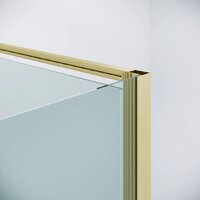 Душевая дверь Niagara Nova NG-45-11ASG 110х195 (золото сатин/прозрачное стекло) - Превью изображения №5 — Интернет-магазин Time-Shop