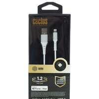 CACTUS USB Type-A - Lightning CS-LG.USB.A-1.2 (1.2 м, белый)