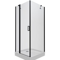 Triton Йота Блэк 90х90 (прозрачное стекло)