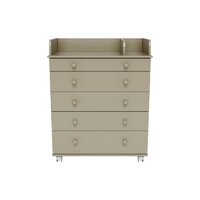 Детский комод Incanto Oskar V 800/5 PK-0004/7 (кашемир) - Превью изображения №2 — Интернет-магазин Time-Shop