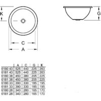 Умывальник Villeroy & Boch Loop & Friends 61803801 - Превью изображения №2 — Интернет-магазин Time-Shop