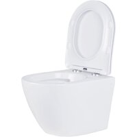 Унитаз подвесной Roxen Antares Tornado в комплекте с инсталляцией StounFix Dual Fresh 6 в 1 968463 (кнопка: брашированное золото) - Превью изображения №4 — Интернет-магазин Time-Shop