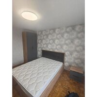 Кровать Трия Хилтон универсальная тип 1 160x200 (дуб крафт золотой/велюр серый) - Превью изображения №10 — Интернет-магазин Time-Shop