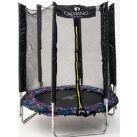 Батут Calviano Smile 183 см-6 ft с внешней сеткой складной - Превью изображения №2 — Интернет-магазин Time-Shop