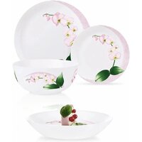 Столовый сервиз Luminarc Дивали Пинк Орхидея P9939 (46пр) - Превью изображения №4 — Интернет-магазин Time-Shop