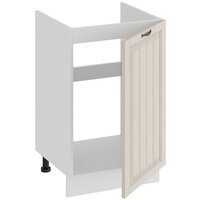 Шкаф напольный Трия Лина 1Н5М (белый/кремовый) - Превью изображения №2 — Интернет-магазин Time-Shop