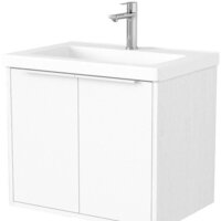 Дабер Тумба под умывальник 018 Тобага/Эридан/Артвин 60 Т18.6Т.0.5Б (белый древесный/ручка белая)