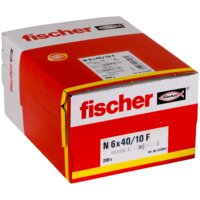 Дюбель-гвоздь Fischer N 6 x 40/10 F 513843 (200 шт) - Превью изображения №2 — Интернет-магазин Time-Shop