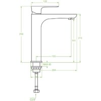 Смеситель Laveo Raila BLL 02ND - Превью изображения №2 — Интернет-магазин Time-Shop