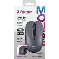 Мышь Defender Gassa MM-105 (серый) - Превью изображения №6 — Интернет-магазин Time-Shop