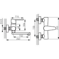Смеситель Ferro Algeo Chrom BAG3 - Превью изображения №2 — Интернет-магазин Time-Shop