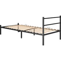 Кровать Князев Мебель Калабрия 1 КЛ1.80.200.Ч (черный муар) - Превью изображения №2 — Интернет-магазин Time-Shop