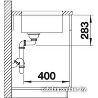 Кухонная мойка Blanco Supra 450-U (с клапаном-автоматом) [518204] - Превью изображения №4 — Интернет-магазин Time-Shop