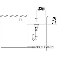 Кухонная мойка Blanco Supra 450-U (с клапаном-автоматом) [518204] - Превью изображения №5 — Интернет-магазин Time-Shop