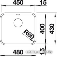 Кухонная мойка Blanco Supra 450-U (с клапаном-автоматом) [518204] - Превью изображения №3 — Интернет-магазин Time-Shop