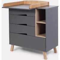 Детский комод Rant Lago Pro 800/4 (moon grey) - Превью изображения №14 — Интернет-магазин Time-Shop