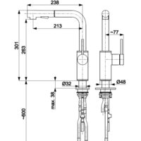 Смеситель Armatura Duero Basic 6623-110-22 - Превью изображения №2 — Интернет-магазин Time-Shop
