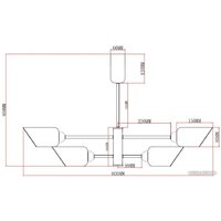 Люстра средней высоты Moderli Avery V10807-8P - Превью изображения №2 — Интернет-магазин Time-Shop