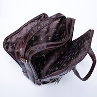 Мужская сумка Francesco Molinary 846-7146-DBW (коричневый) - Превью изображения №3 — Интернет-магазин Time-Shop